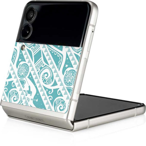 Disney Princess Moana Pattern Galaxy Z Flip3 5G Skin